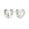 Handmade Silver Foil Lampwork Glass Beads LAMP-Q005-06G-1