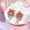 Natural Agate Earrings EJEW-TA00462-02-2