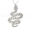 Non-Tarnish 201 Stainless Steel Pendant Necklaces NJEW-T009-JN084-1-45-1