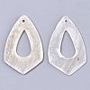 Natural Capiz Shell Pendants X-SHEL-N026-95-2