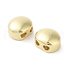 Oval Brass Beads KK-E102-25G-02-2