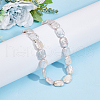 FIBLOOM 1 Strand Baroque Natural Keshi Pearl Beads Strands PEAR-FI0001-08-5