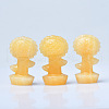 Sunflower Planter Natural Citrine Figurines DJEW-PW0021-18-1