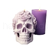 Skull Shape Candle DIY Food Grade Silicone Mold PW-WG19280-02-3