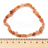 Natural Red Aventurine Beads Stretch Bracelets for Men Women BJEW-I320-01B-2