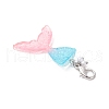 Mermaid Tail Resin Pendant Decorations HJEW-JM03244-4