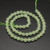 Natural New Jade Round Beads Strands G-L348-01-8mm-3