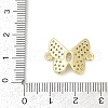 Brass Clear Cubic Zirconia Butterfly Connector Charms KK-D317-140G-3