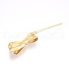 Brass Kilt Pins KK-T074-60G-3