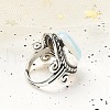 Opalite Adjustable Rings RJEW-I108-01AS-05-3