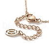 Natural Pearl Pendant Necklace with 304 Stainless Steel Chains NJEW-K255-03KCG-3