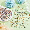 DICOSMETIC 500Pcs 10 Colors Electroplate Glass Beads EGLA-DC0001-10-5