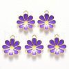 Alloy Enamel Pendants X-ENAM-S121-116D-2