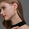 Beebeecraft 24Pcs 8 Colors Brass Micro Pave Cubic Zirconia Charms ZIRC-BBC0003-01-6