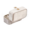 Mini Rectangle Velvet Ring Storage Boxes with Snap Buttons CON-Z009-02D-3