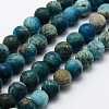 Natural Apatite Beads Strands X1-G-K193-6mm-12-1
