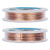 Round Bare Copper Wire for Jewelry Making CWIR-BC0002-16C-2
