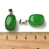 Dyed Natural White Jade Pendants G-Z067-03P-02-4