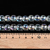 Transparent Electroplate Glass Beads Strands GLAA-N001-10mm-A01-4