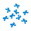 Spray Painted Enamel Pendants ENAM-TAC0005-04J-2