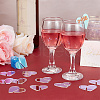 AHADERMAKER 40Pcs Acrylic Wine Glass Charms AJEW-GA0006-26-5