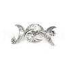Viking Style Zinc Alloy Snap Hair Clips For Women PHAR-B090-01AS-05-1