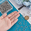   800Pcs 8 Styles 304 Stainless Steel Jump Rings Sets STAS-PH0005-86-3