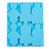 Tassel Earrings DIY Silicone Pendant Molds DIY-Q034-02-3