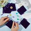Beebeecraft Velvet Jewelry Drawstring Gift Bags ABAG-BBC0001-10B-04-3