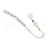 Star Glass & Acrylic Beads Charms Bookmarks AJEW-JK00371-5