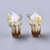 Resin Pendants CRES-S359-19C-3