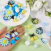 SUNNYCLUE Silicone Focal Beads SIL-SC0002-32-3