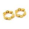 Rack Plating Brass Bead Frames KK-WH0084-02G-2