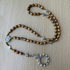 Wood Rosary Bead Necklaces FS-WG6BD27-07-1