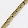 Electroplate Non-magnetic Synthetic Hematite Beads Strands G-J162-A-01-3