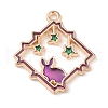 Alloy Enamel Pendant ENAM-Z010-02B-KCG-1