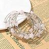 Gemstone Chip Warp Bracelets X-BJEW-JB01517-01-5