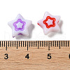 Opaque Acrylic Beads X-SACR-P031-19A-3