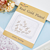 Beebeecraft 18Pcs 3 Style Brass Micro Pave Cubic Zirconia Charms KK-BBC0011-54-6