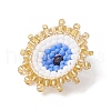 Seed Beads Beaded Charms PALLOY-MZ00307-4