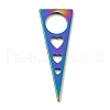 Ion Plating(IP) 201 Stainless Steel Pendants STAS-A066-11M-3