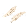 Long-Lasting Plated Brass Pendants KK-K336-55KCG-2