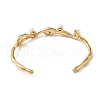 304 Stainless Steel Open Cuff Bangles for Women BJEW-M313-04G-3