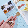 SOFPLATE 360pcs 6 Colors Brass End Bead Tips KK-SP0002-31-3