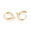 Brass Hoop Earring Finding KK-N261-63G-2