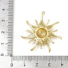 Brass Micro Pave Cubic Zirconia Pendants KK-M322-47B-G-3