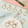 Gorgecraft 12pcs Alloy Swivel Clasps AJEW-GF0009-17-4