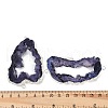 Dyed Natural Druzy Agate links G-R012-05S-02-3
