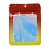 Rectangle Glitter Holographic PVC Zip Lock Bags ABAG-P011-01E-02-1