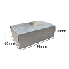 Rectangle Kraft Paper Necklace Earring Storage Gift Boxes with Clear Visible Window CON-WH0095-92B-1